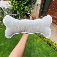 Thumbnail for Personalized Dog Bone Shaped- Custom Name Dog Pillow Bone, Customize Gifts for Dogs, Pet Owner Gifts, Gifts for Pets