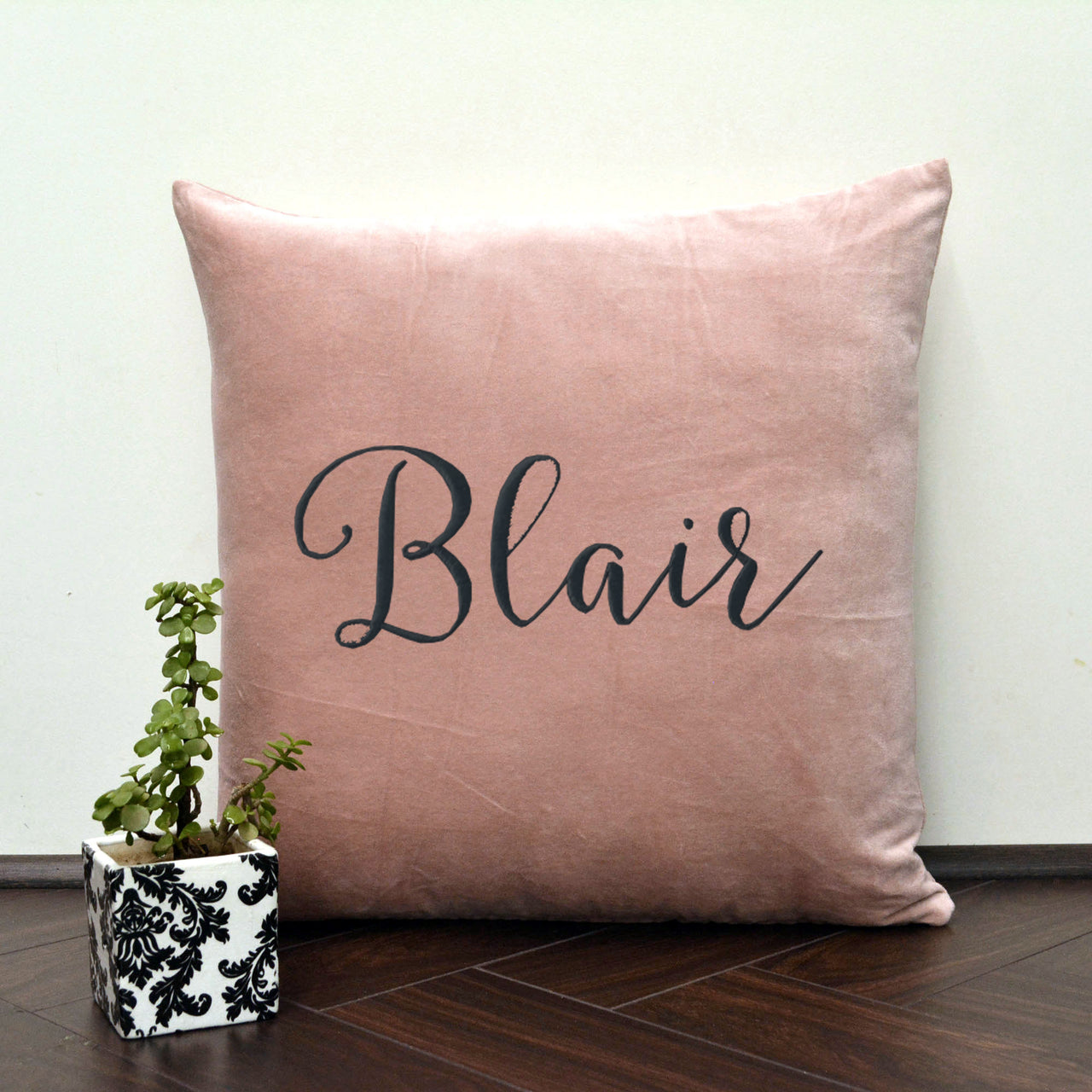 Personalized Velvet Cushion Cover