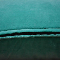 Thumbnail for Aqua Cotton Velvet Cushion Cover