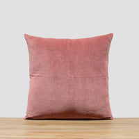 Thumbnail for Dusty Pink Cotton Velvet Cushion Cover