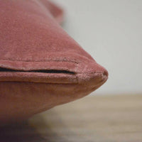 Thumbnail for Dusty Pink Cotton Velvet Cushion Cover