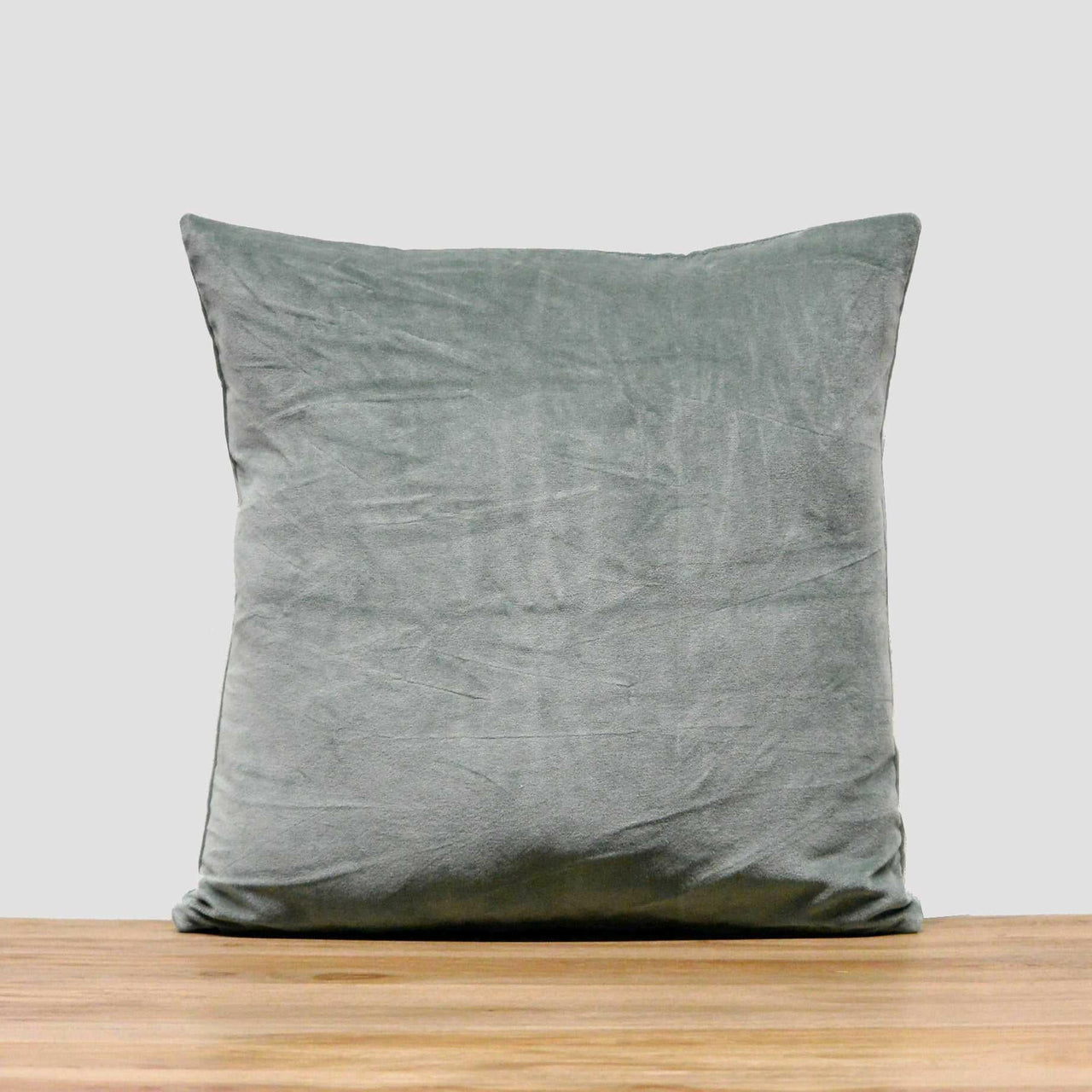 Green Tea Cotton Velvet Cushion Cover