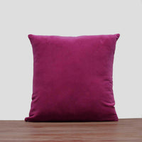 Thumbnail for Hot Pink Cotton Velvet Cushion Cover