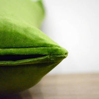 Thumbnail for Moss Green Cotton Velvet Cushion Cover