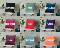 Thumbnail for Jade Green White pippin Cotton Velvet Cushion Cover