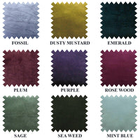 Thumbnail for Mulberry Cotton Velvet square Chair pad with ties