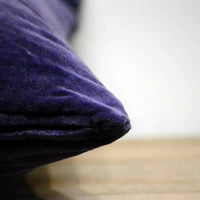 Thumbnail for Purple Cotton Velvet Cushion Cover