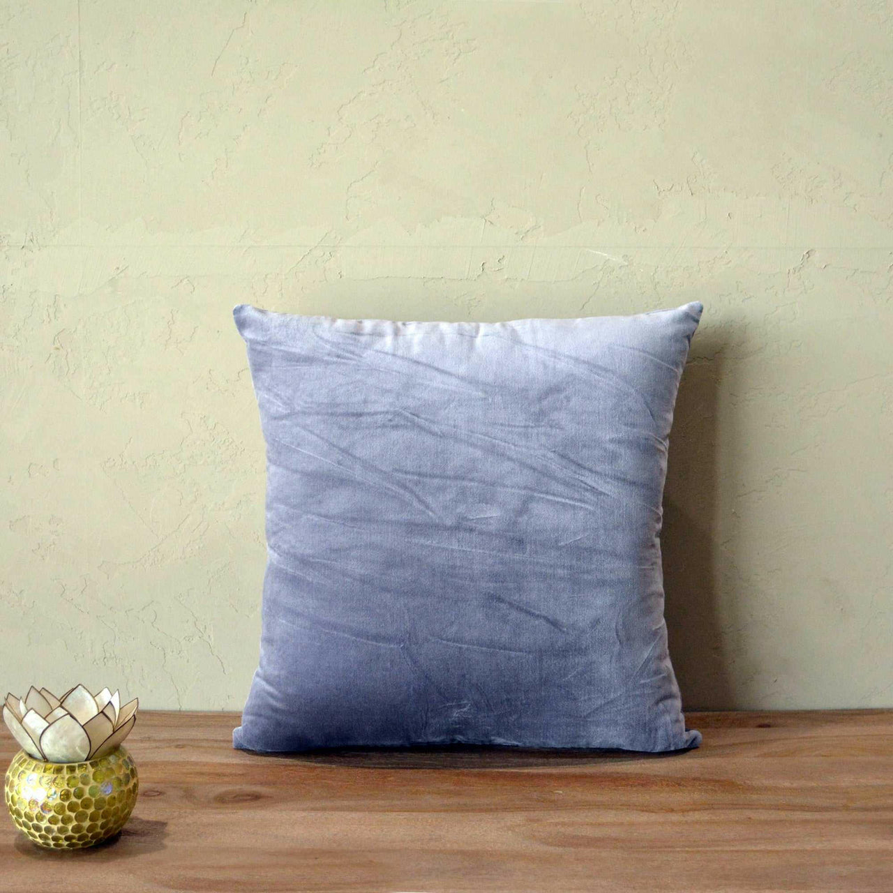 Fossil Cotton Velvet Cushion Cover