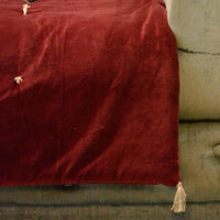 Thumbnail for Luxury Mulberry Velvet Bed Runner/throw