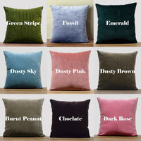 Thumbnail for Luxury Cotton Velvet Cushion Cover With pippin