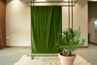 Thumbnail for Moss Green Luxury Velvet Curtain