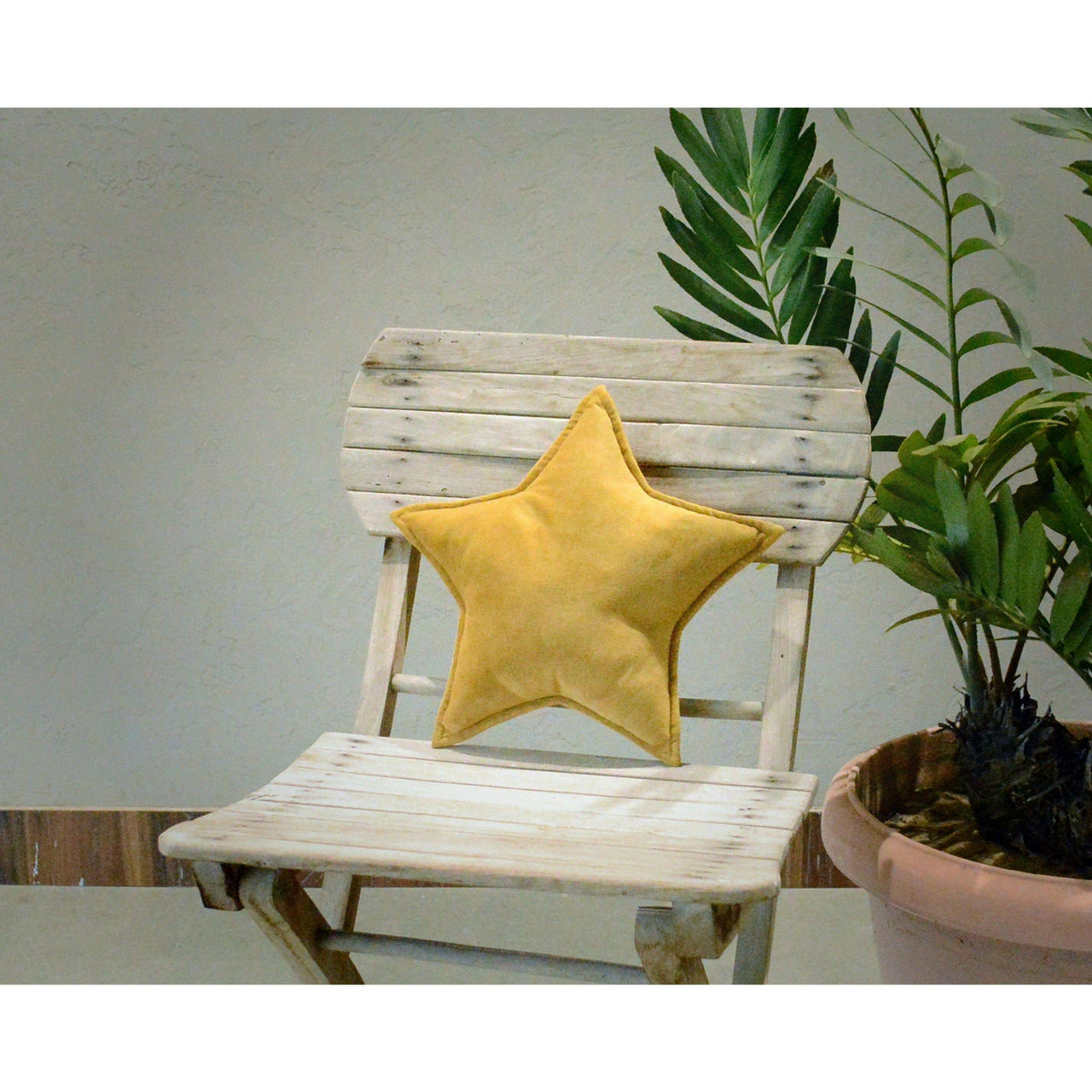 Velvet Star Shaped Cushion