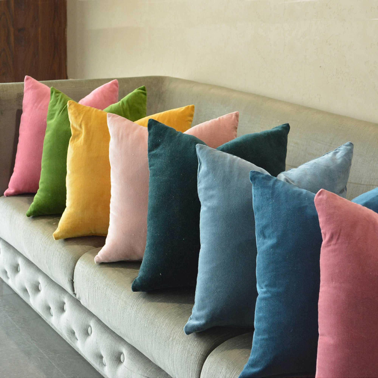 Luxury Cotton Velvet Cushion Cover